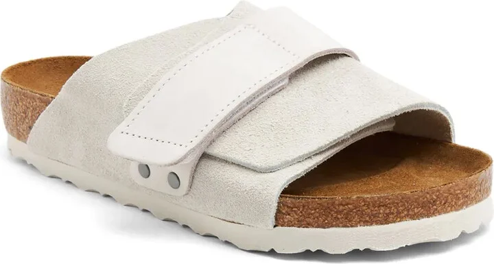 Kyoto suede touch-strap slides - Image 2