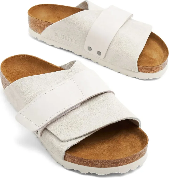 Kyoto suede touch-strap slides - Image 4