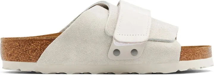 Kyoto suede touch-strap slides