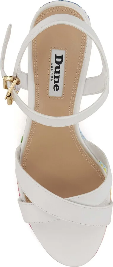 Kyrin Wiven Rainbow Wedge Sandal - Image 3