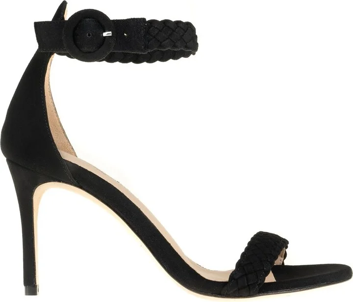 L’Agence Larissa Suede Sandal
