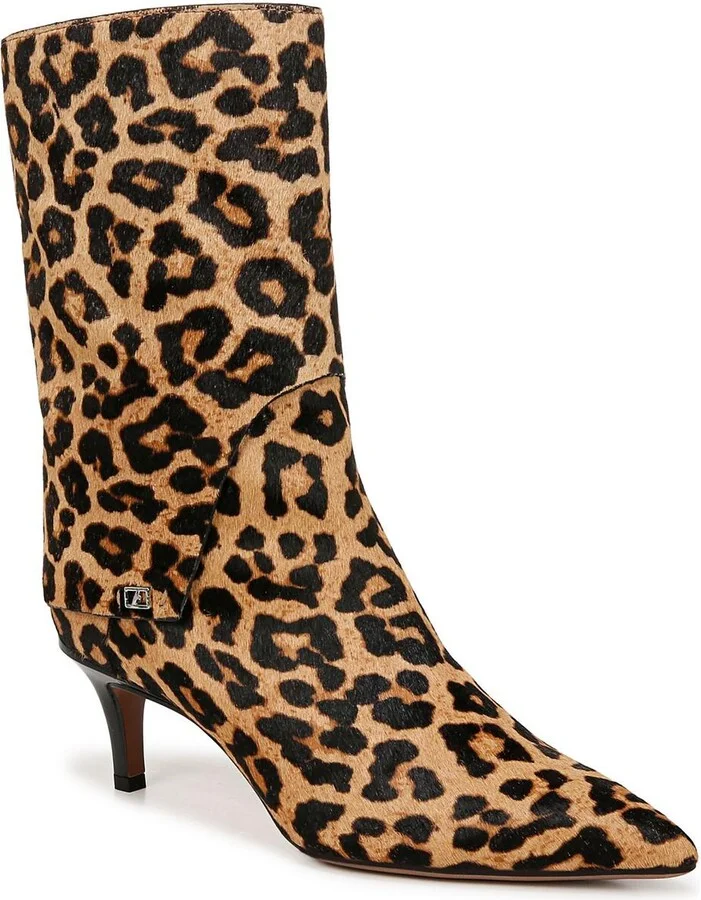 L Alberta Womens Leather Mid-Calf Boots