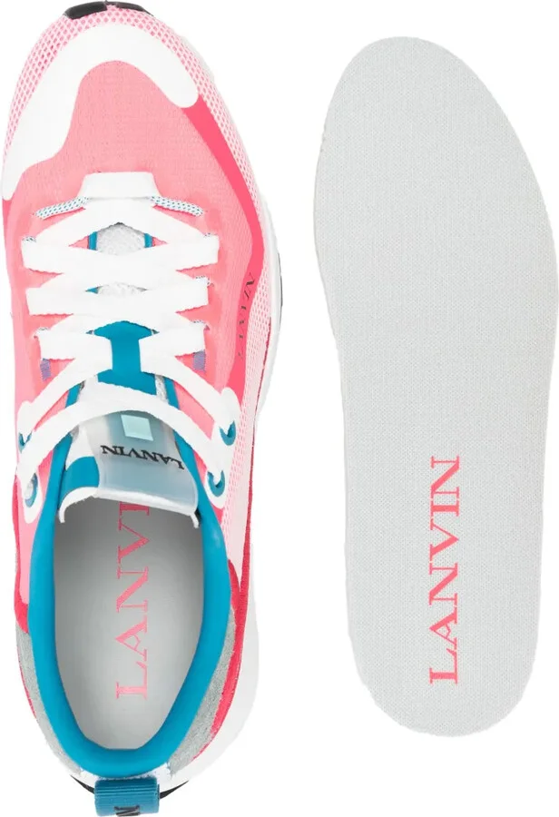 L-i panelled mesh sneakers - Image 4