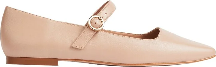 L. K.Bennett Willow Leather Flat