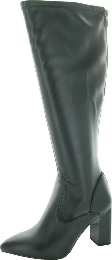 L-Kathrne WC Womens Zipper Faux Suede Knee-High Boots