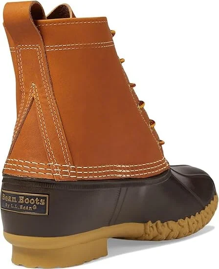 L.L.Bean 8 Bean Boots Men's Boots Tan/Bean Boot Brown/Gum : 14 D - Medium, Leather - Image 4