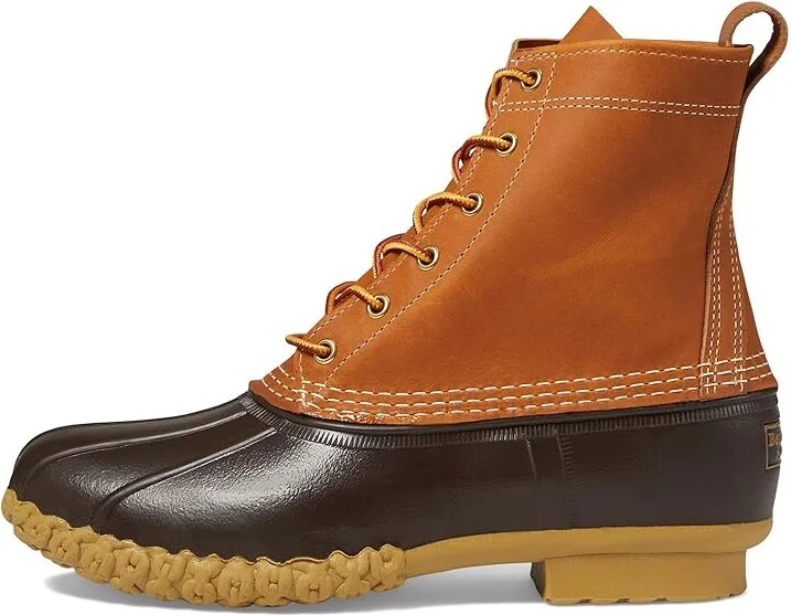 L.L.Bean 8 Bean Boots Men's Boots Tan/Bean Boot Brown/Gum : 14 D - Medium, Leather - Image 5