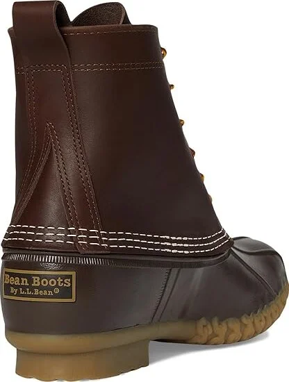 L.L.Bean 8 Bean Boots Men's Boots Tan/Bean Boot Brown/Gum : 14 D - Medium, Leather - Image 8
