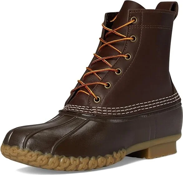 L.L.Bean 8 Bean Boots Men's Boots Tan/Bean Boot Brown/Gum : 14 D - Medium, Leather - Image 9