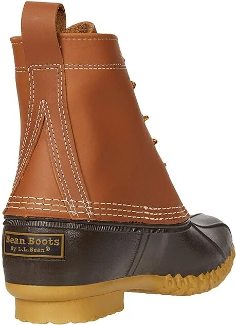 L.L.Bean 8 Bean Boots Men's Boots Tan/Brown : 12 D - Medium, Leather - Image 4