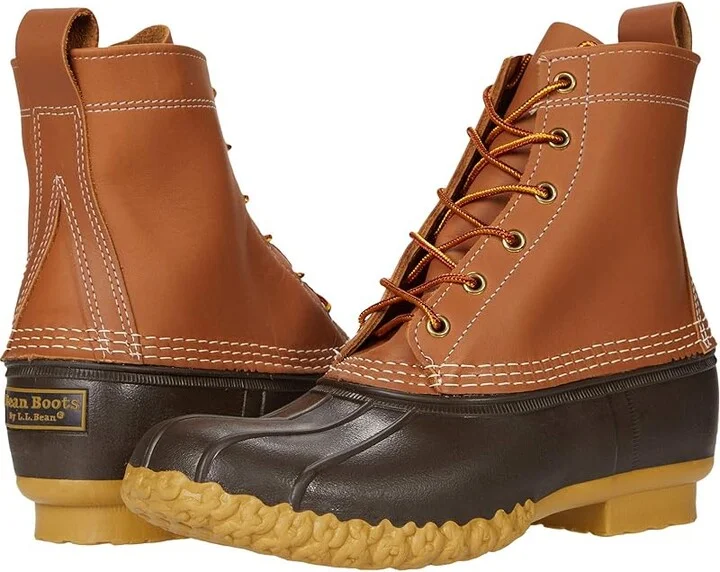 L.L.Bean 8 Bean Boots Men's Boots Tan/Brown : 12 D - Medium, Leather