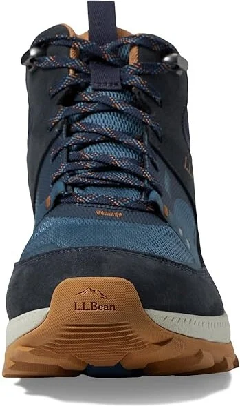 L.L.Bean Access Hiker Mid Men's Hiking Boots Carbon Navy : 7 D - Medium, Leather - Image 2