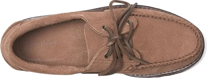 L.L.Bean Allagash Handsewn 3 Eye Moc Men's Lace-up Boots Ash : 12 D - Medium, Leather - Image 2