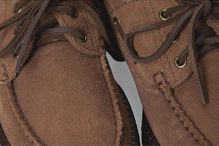 L.L.Bean Allagash Handsewn 3 Eye Moc Men's Lace-up Boots Ash : 12 D - Medium, Leather - Image 7