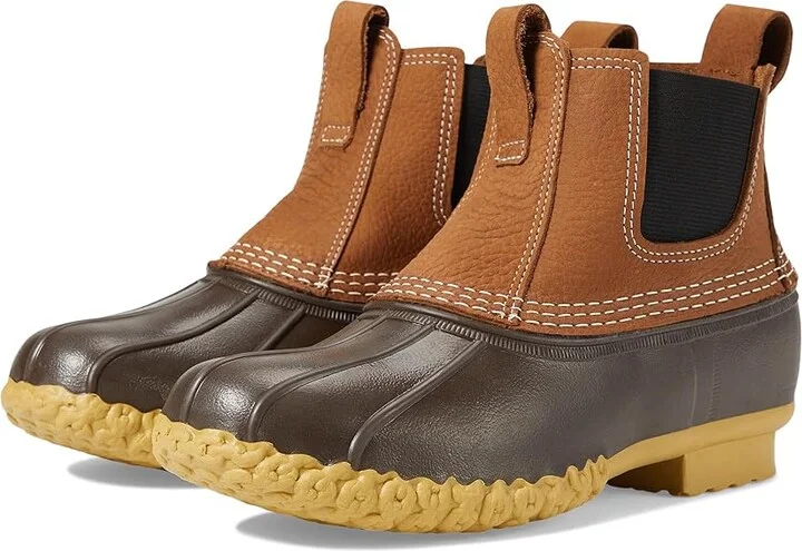 L.L.Bean Bean Boot 6.5 Chelsea Men's Boots Allspice/Bean Boot Brown/Gum : 7 D - Medium, Leather/Synthetic
