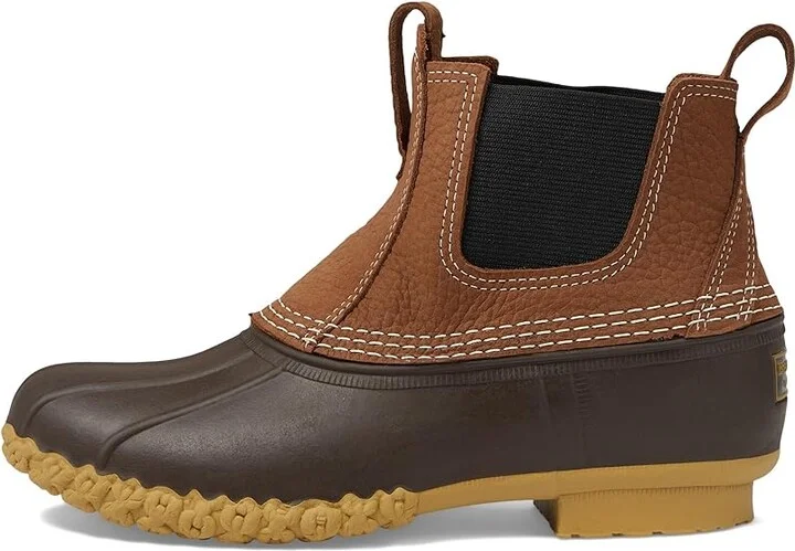 L.L.Bean Bean Boot 6.5 Chelsea Women's Boots Allspice/Bean Boot Brown/Gum : 9 B - Medium, Leather - Image 5