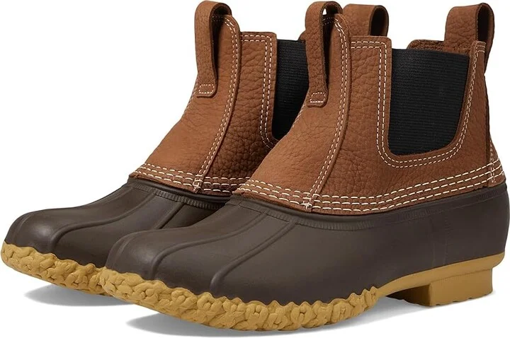 L.L.Bean Bean Boot 6.5 Chelsea Women's Boots Allspice/Bean Boot Brown/Gum : 9 B - Medium, Leather
