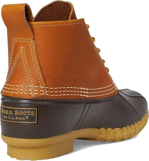 L.L.Bean Bean Boot 6 Women's Boots Tan/Bean Boot Brown/Gum : 6 B - Medium, Leather - Image 4