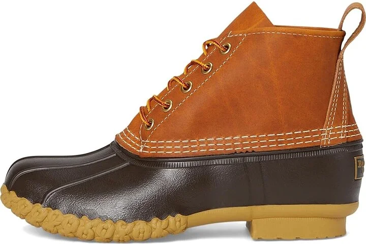 L.L.Bean Bean Boot 6 Women's Boots Tan/Bean Boot Brown/Gum : 6 B - Medium, Leather - Image 6