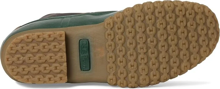 L.L.Bean Bean Boot 8 1912 Men's Rain Boots Deepest Brown/Forest Shade/Tan Opaque : 7 D - Medium, Leather/Rubber - Image 3