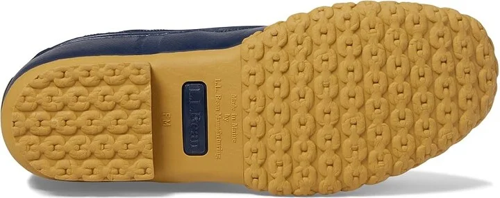 L.L.Bean Bean Boot 8 Denim Insulated Flannel Lined Women's Boots Dark Denim/Bright Navy/Gum/Classic Navy : 7 B - Medium, Synthetic - Image 3