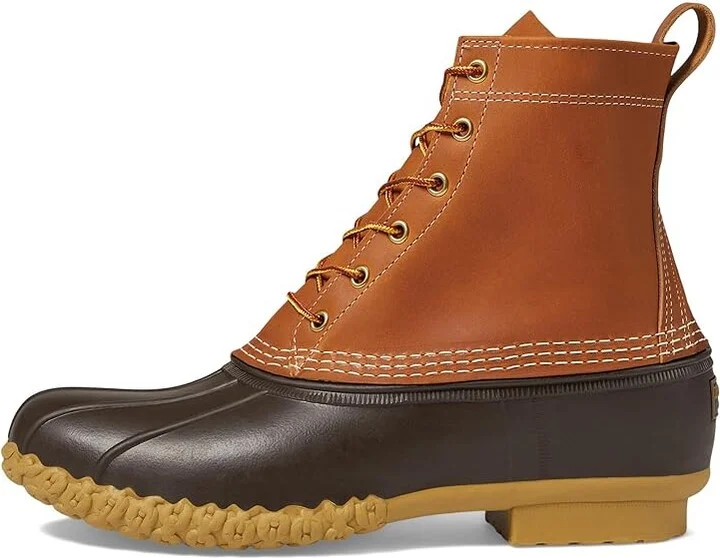 L.L.Bean Bean Boot 8 Insulated Men's Boots Tan/Bean Boot Brown/Gum : 11 D - Medium, Leather - Image 5