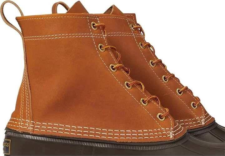 L.L.Bean Bean Boot 8 Insulated Men's Boots Tan/Bean Boot Brown/Gum : 11 D - Medium, Leather - Image 6