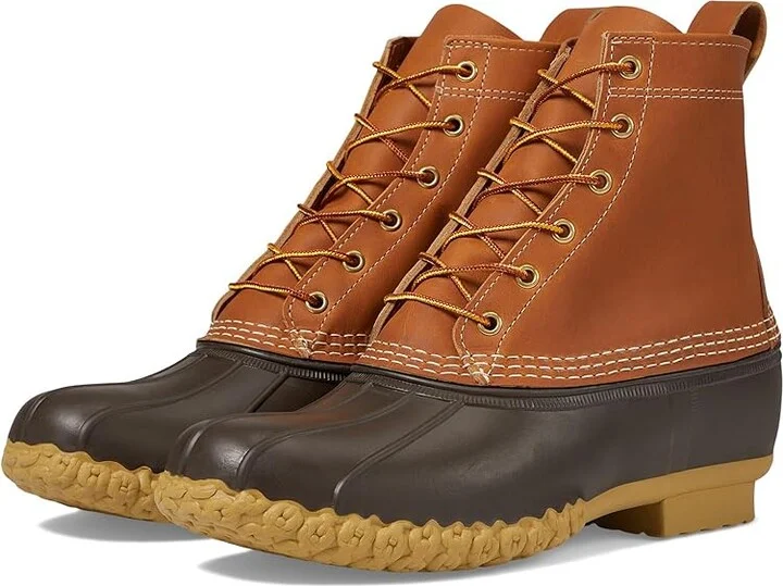 L.L.Bean Bean Boot 8 Insulated Men's Boots Tan/Bean Boot Brown/Gum : 11 D - Medium, Leather