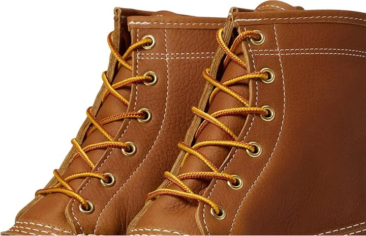 L.L.Bean Bean Boot 8 Leather Primaloft Flannel Lined Men's Shoes Tan/Brown/Gum/Apple Cinnamon : 8 D - Medium, Leather/Rubber - Image 6