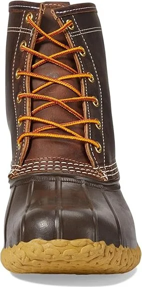 L.L.Bean Bean Boot 8 Leather Primaloft Flannel Lined Men's Shoes Tan/Brown/Gum/Apple Cinnamon : 8 D - Medium, Leather/Rubber - Image 7