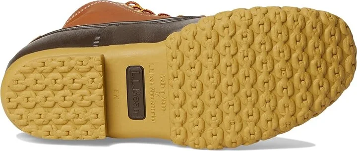 L.L.Bean Bean Boot 8 Women's Snow Shoes Tan/Bean Boot Brown/Gum : 7.5 B - Medium, Leather - Image 3
