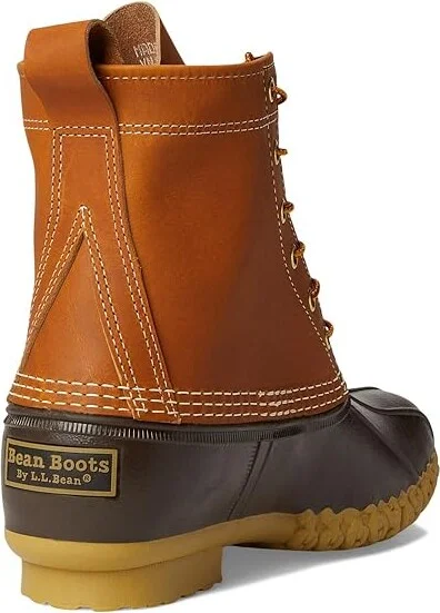 L.L.Bean Bean Boot 8 Women's Snow Shoes Tan/Bean Boot Brown/Gum : 7.5 B - Medium, Leather - Image 4