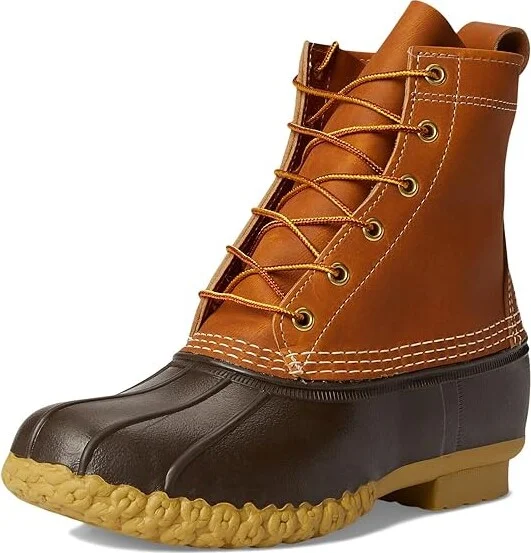 L.L.Bean Bean Boot 8 Women's Snow Shoes Tan/Bean Boot Brown/Gum : 7.5 B - Medium, Leather - Image 5
