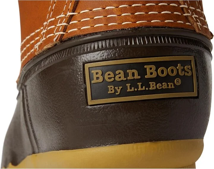 L.L.Bean Bean Boot 8 Women's Snow Shoes Tan/Bean Boot Brown/Gum : 7.5 B - Medium, Leather - Image 7