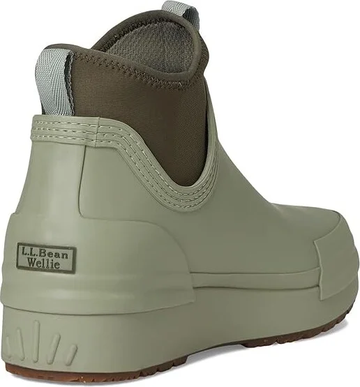 L.L.Bean Bean Light Wellie Boot Pull On Women's Rain Boots Dark Black : 11 B - Medium, Rubber - Image 10