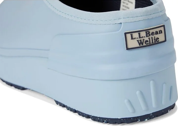 L.L.Bean Bean Light Wellie Garden Clog Women's Rain Boots Foggy Blue : 11 B - Medium, Rubber - Image 7