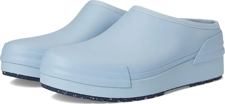 L.L.Bean Bean Light Wellie Garden Clog Women's Rain Boots Foggy Blue : 11 B - Medium, Rubber
