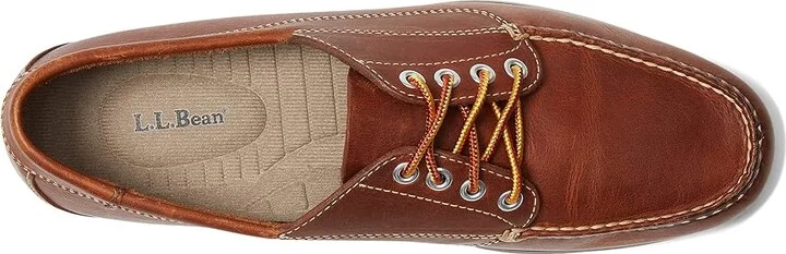 L.L.Bean Blucher Mocs Men's Shoes Oakwood : 8 D - Medium, Leather - Image 2