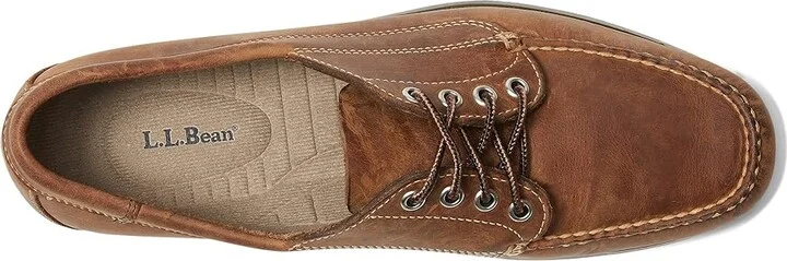 L.L.Bean Blucher Mocs Men's Shoes Oakwood : 8 D - Medium, Leather - Image 7