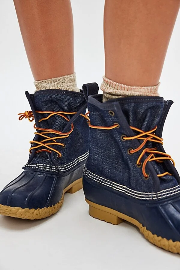 L. L.Bean Boots, 8" Denim Insulated - Image 4