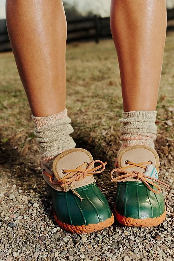 L. L.Bean Boots, Canvas Rubber Mocs - Image 3