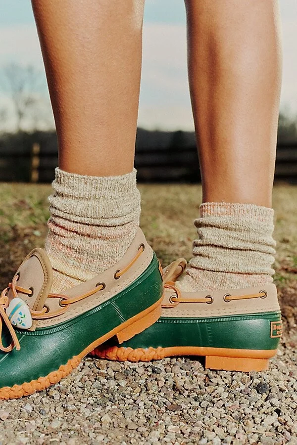 L. L.Bean Boots, Canvas Rubber Mocs - Image 4