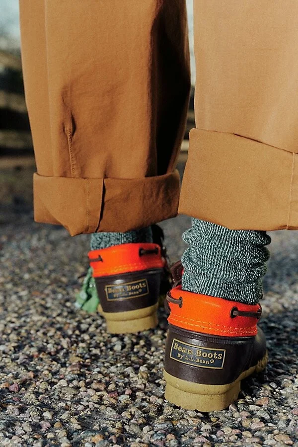 L. L.Bean Boots, Canvas Rubber Mocs - Image 4