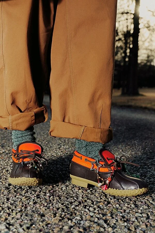 L. L.Bean Boots, Canvas Rubber Mocs - Image 5