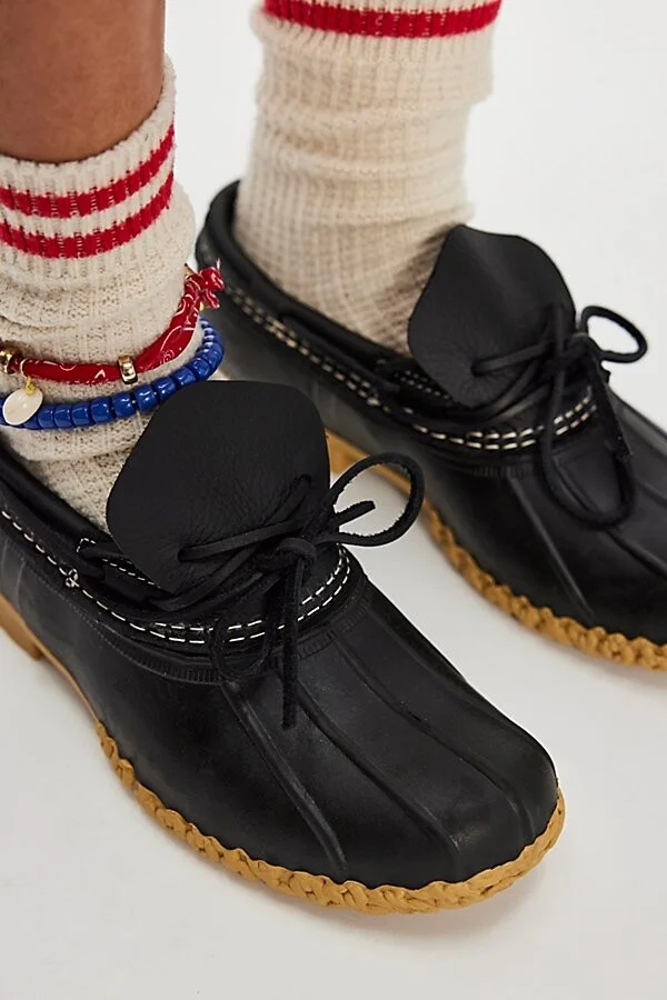 L. L.Bean Boots, Leather Rubber Moccs - Image 2