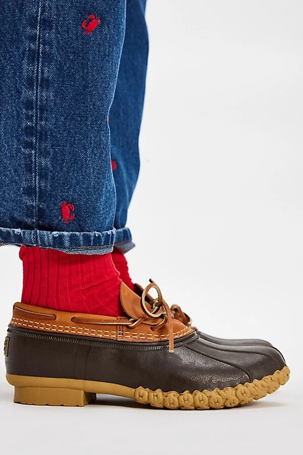 L. L.Bean Boots, Leather Rubber Moccs - Image 4