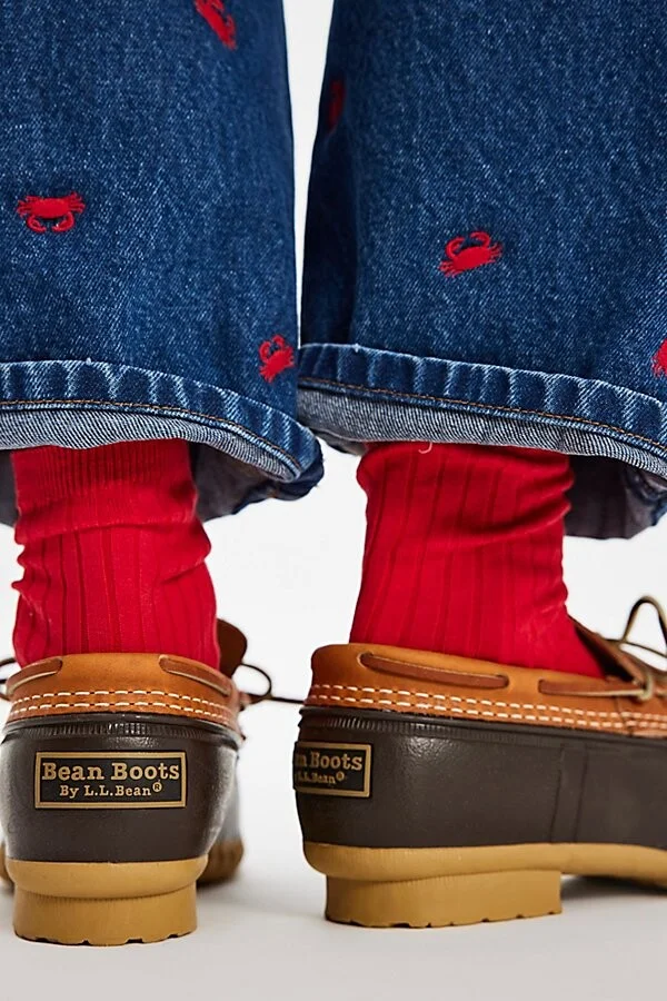 L. L.Bean Boots, Leather Rubber Moccs - Image 5