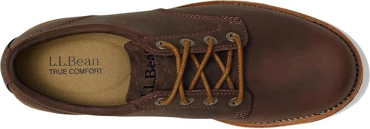 L.L.Bean Bucksport Plain Toe Shoe Men's Shoes Dark Cocoa : 7 D - Medium, Leather - Image 2