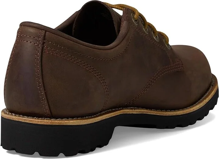 L.L.Bean Bucksport Plain Toe Shoe Men's Shoes Dark Cocoa : 7 D - Medium, Leather - Image 4