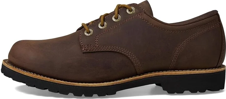 L.L.Bean Bucksport Plain Toe Shoe Men's Shoes Dark Cocoa : 7 D - Medium, Leather - Image 6
